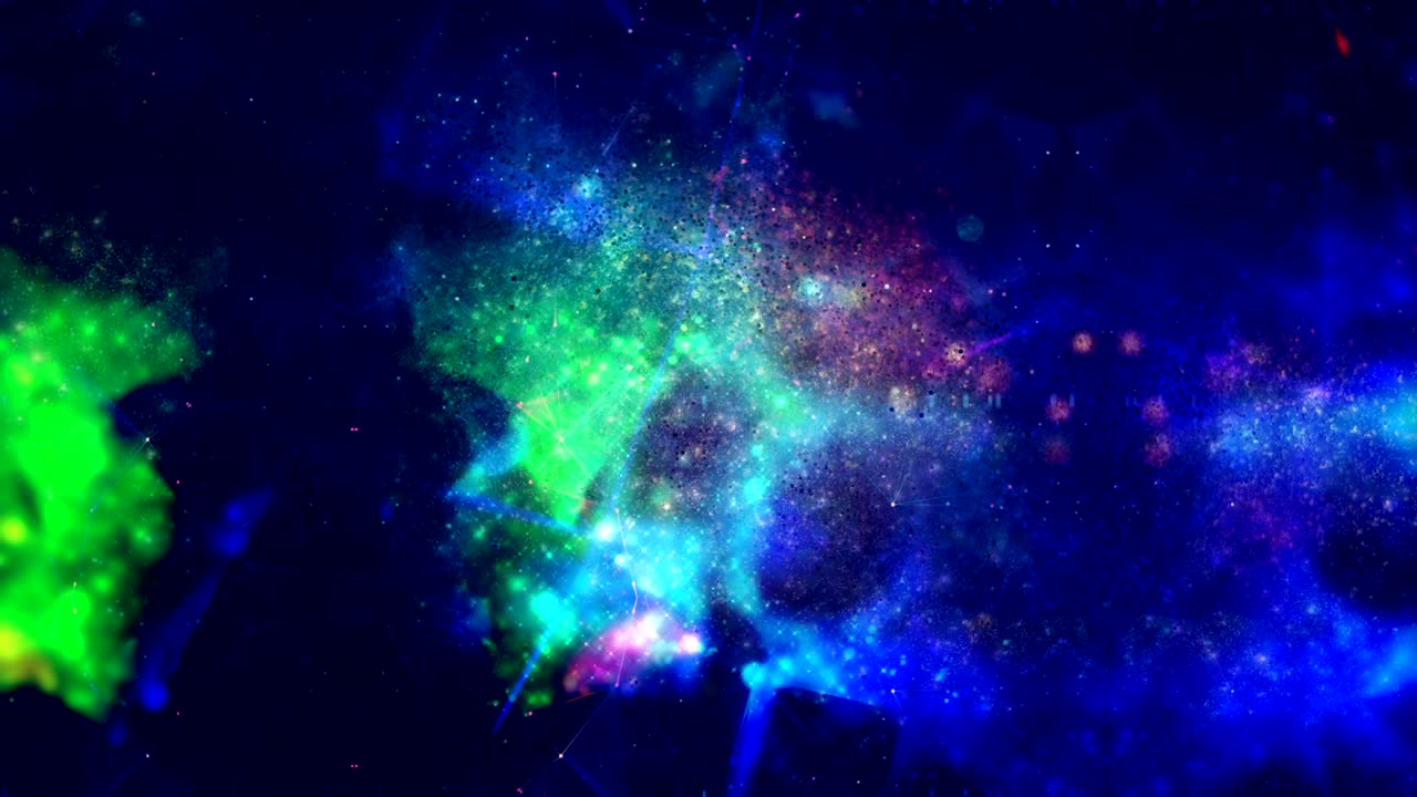 animación de fondo de partículas abstractas de 4k