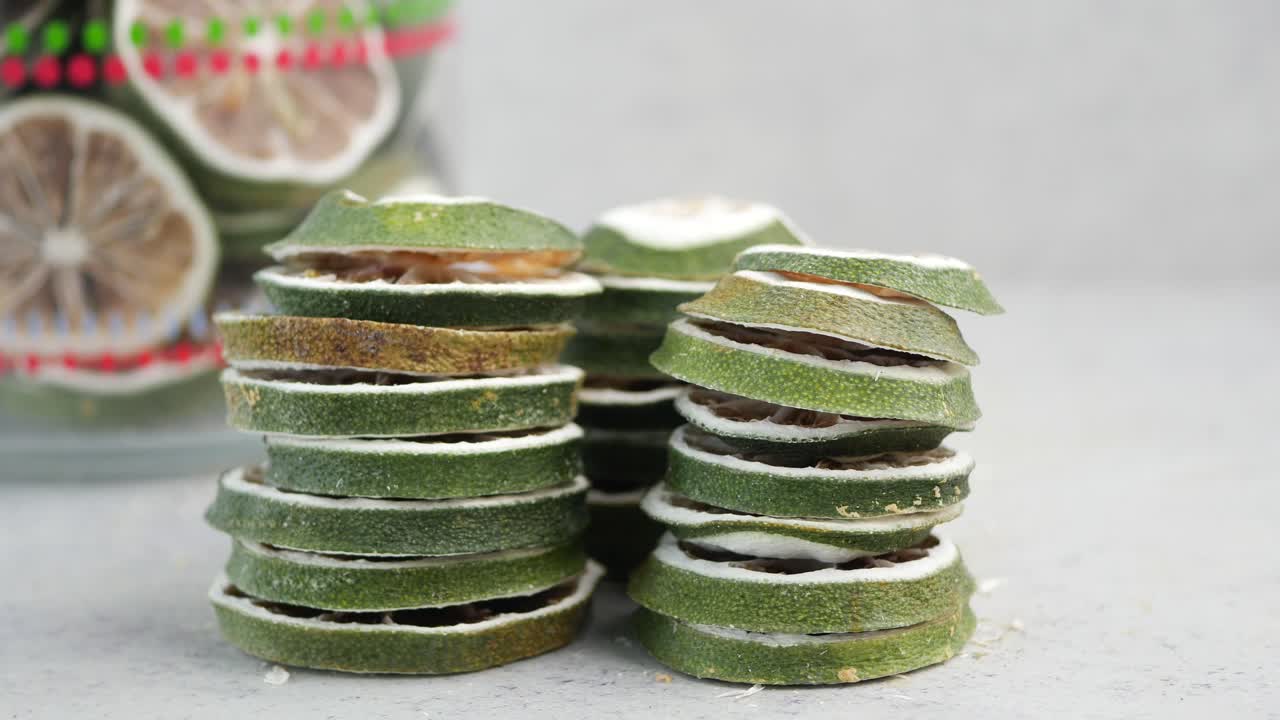 Fette di lime essiccato