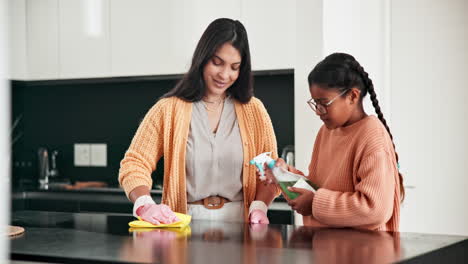 Mother,-daughter-or-child-cleaning-house