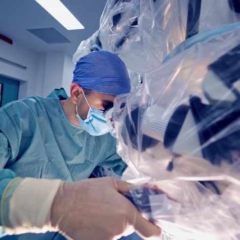 medical team performing neurosurgery