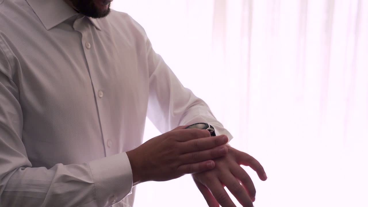 Man Checking Wristwatch
