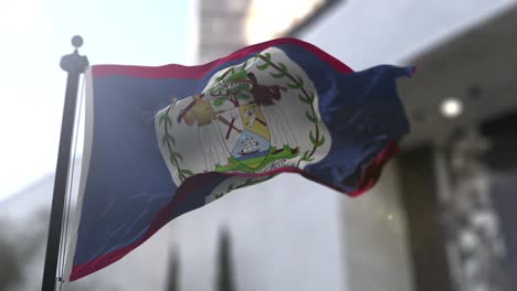 bandera nacional de belice. bandera del país de belice agitando la bandera. política y ilustraciones de noticias
