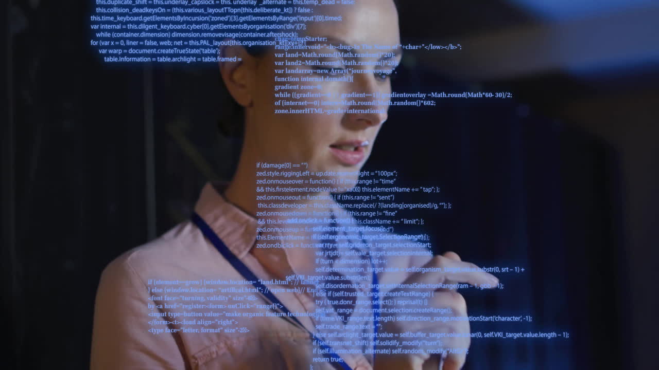 animación de la placa de circuitos y procesamiento de datos sobre ingeniera informática caucásica por servidores informáticos