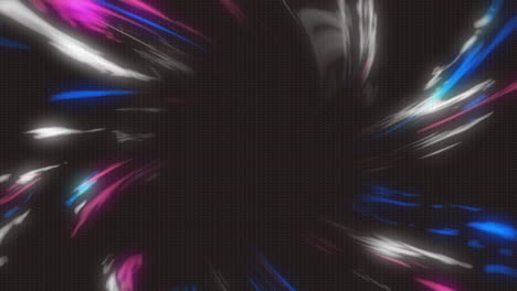 animación de formas sobre un fondo negro