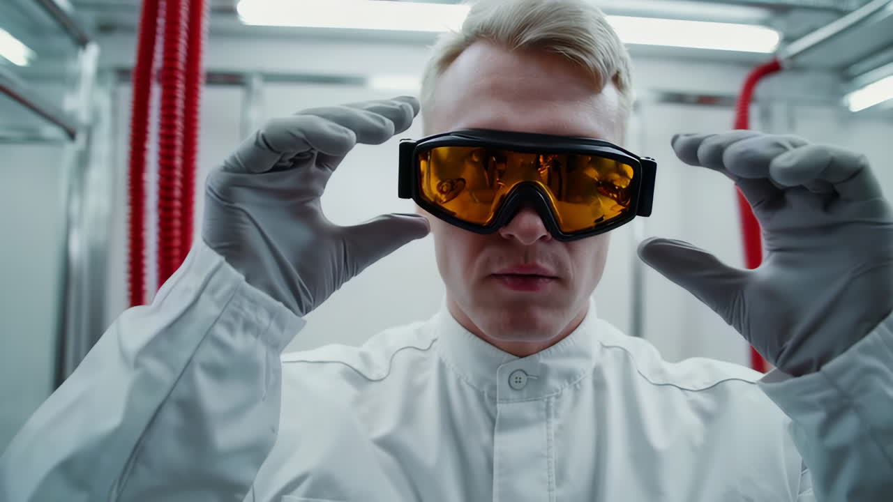 실험실 환경에서 과학자