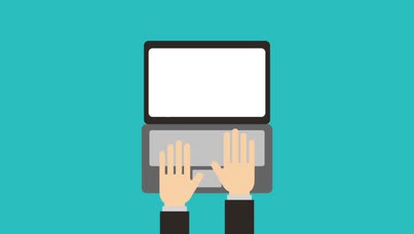 los íconos de las computadoras portátiles