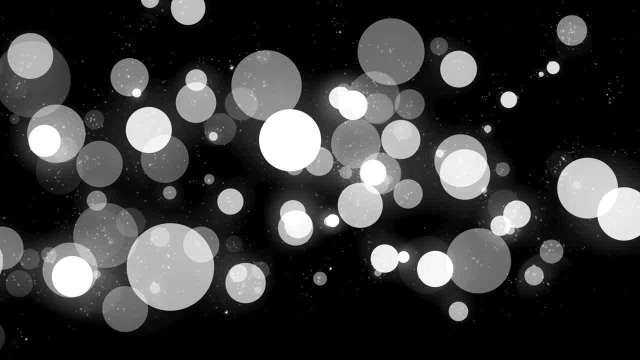 추상적인 배경과 부드러운 원 보케가 초점을 맞추지 않습니다.