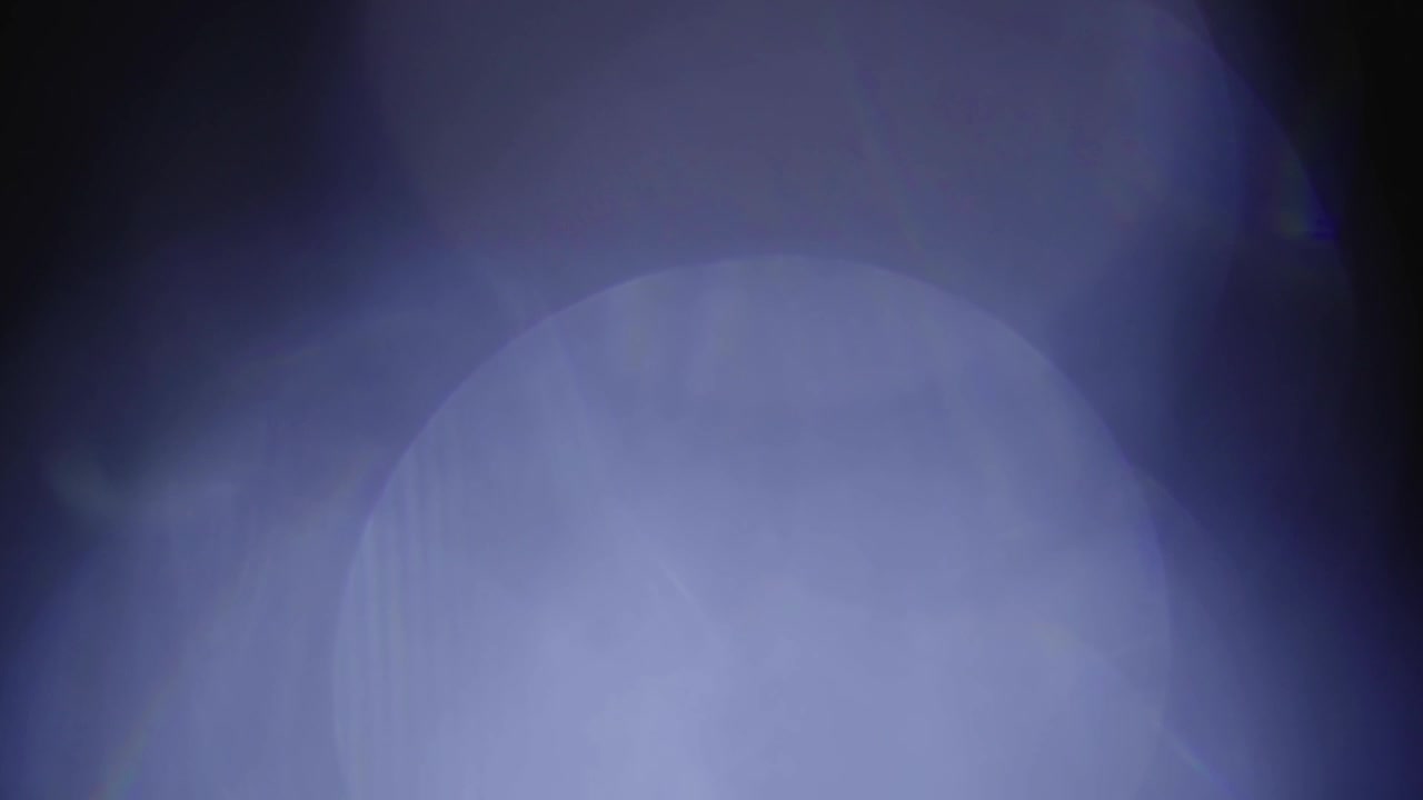 Abstract Blue and Purple Light Leaks and Lens Flares