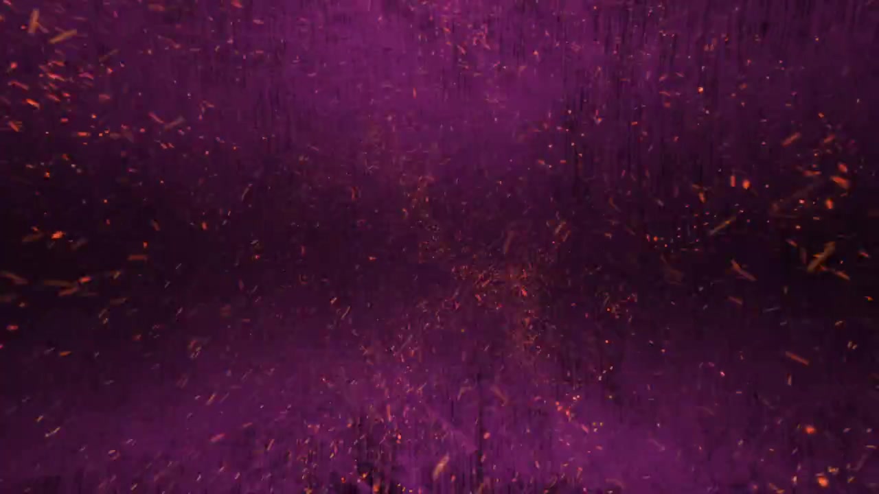 Vídeo gerado digitalmente de fogo