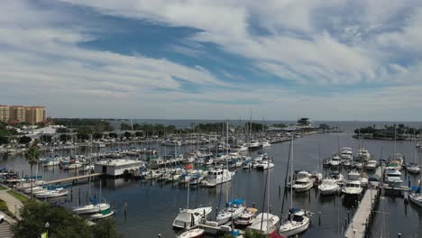 st. petersburg, florida marina near downtown