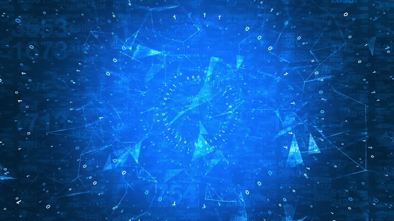 Künstlerisches Computernetzwerk einer Zeitmaschine