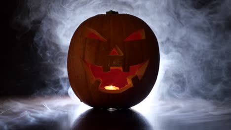 Halloween-spooky-pumpkin-dark-mist-fog