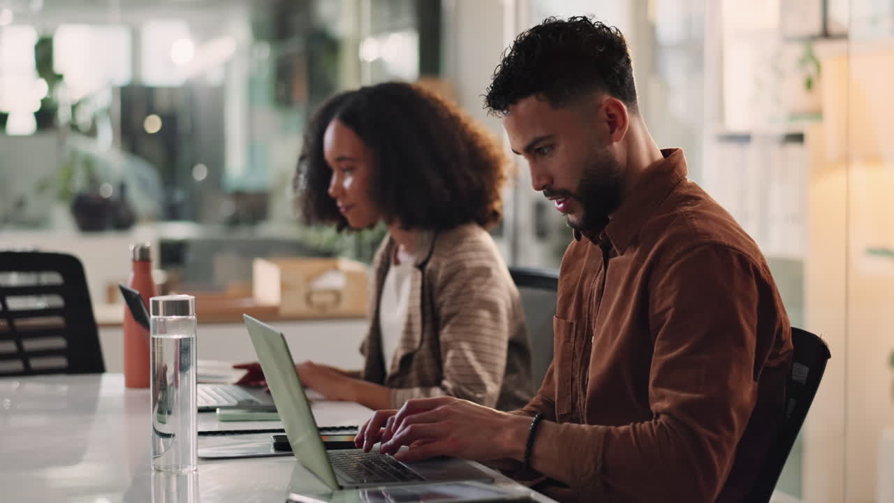 Businesspeople Working in a Modern Office