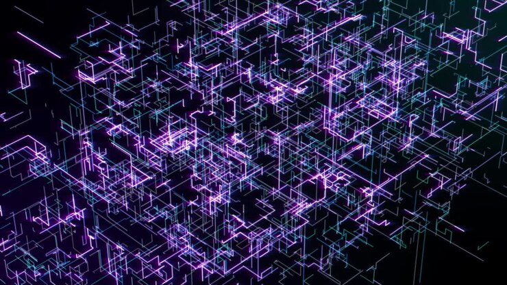 Futuristic Digital Binary Number Hi Technology Structure Big Data Scanning.