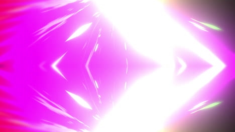 animación de un túnel colorido que se mueve sobre un fondo negro