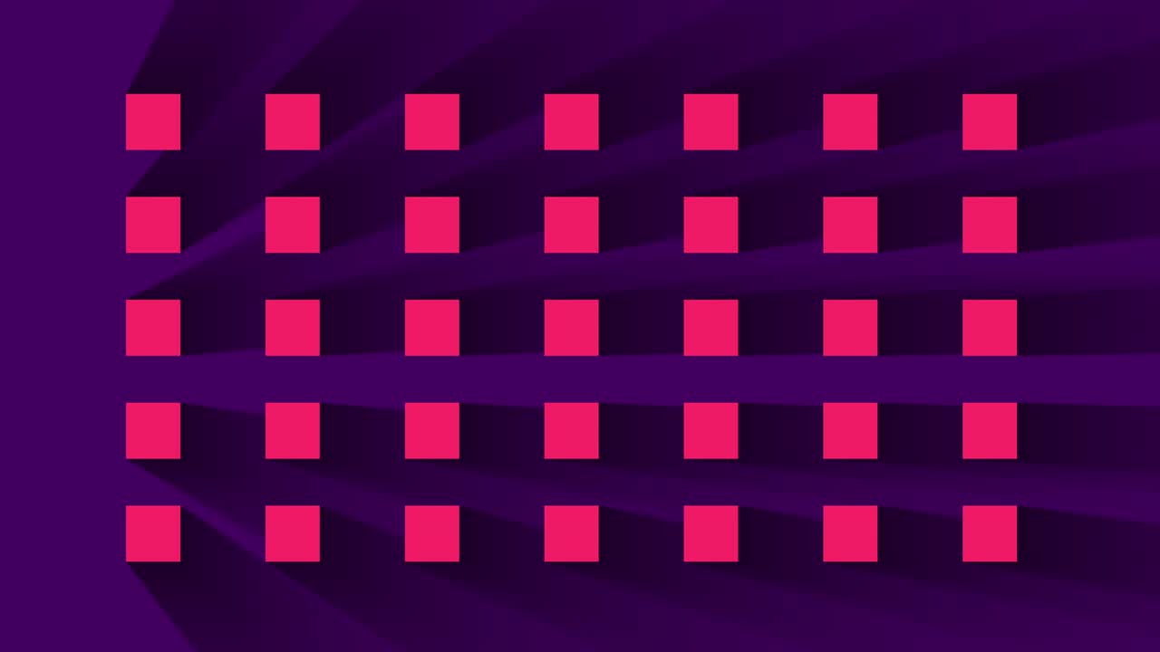 animación abstracta de fondo rosa y violeta con sombras móviles entre cuadrados. animación de bucle de resolución 4k para introducción o cargador de pantalla.