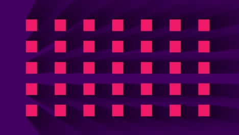 animación abstracta de fondo rosa y violeta con sombras móviles entre cuadrados. animación de bucle de resolución 4k para introducción o cargador de pantalla.