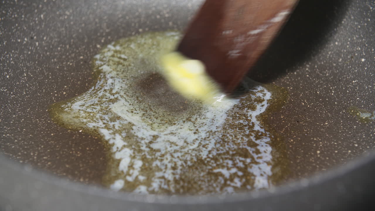 Close Up Of Melting Butter