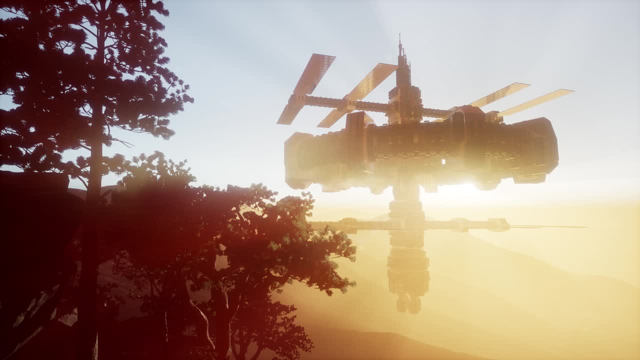 ovni alienígena en la tierra