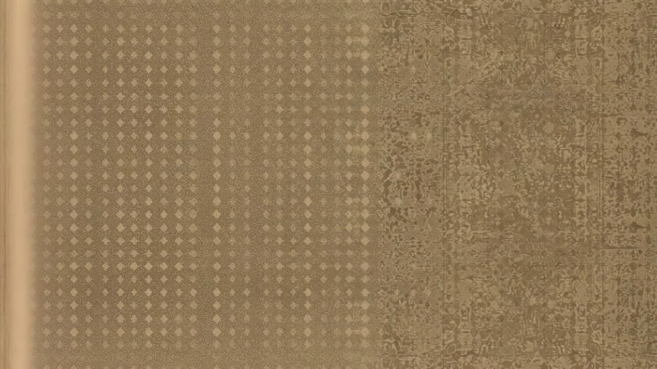 Starting playback, right panel evolving from noise into beige stripes and forming dotted pattern