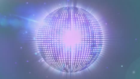 animation of light spots over disco ball