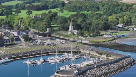 glenarm on the antrim coast road in northern ireland