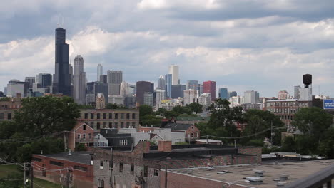 el horizonte de chicago.