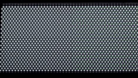 close up de las bombillas de panel de luz rgb que parpadean