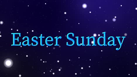 evento del domingo de pascua texto animación gráficos en movimiento