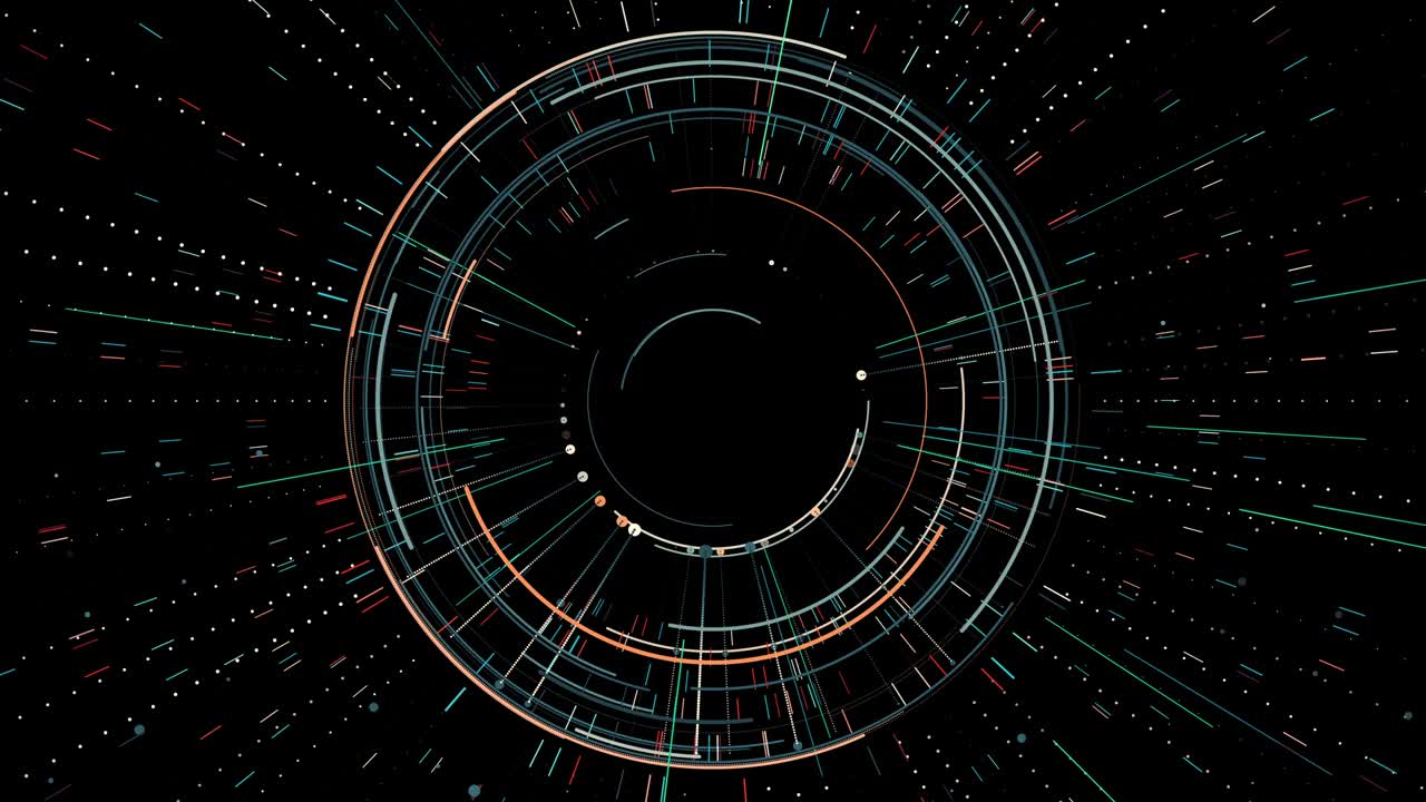 fondo técnico abstracto de formas geométricas dinámicas