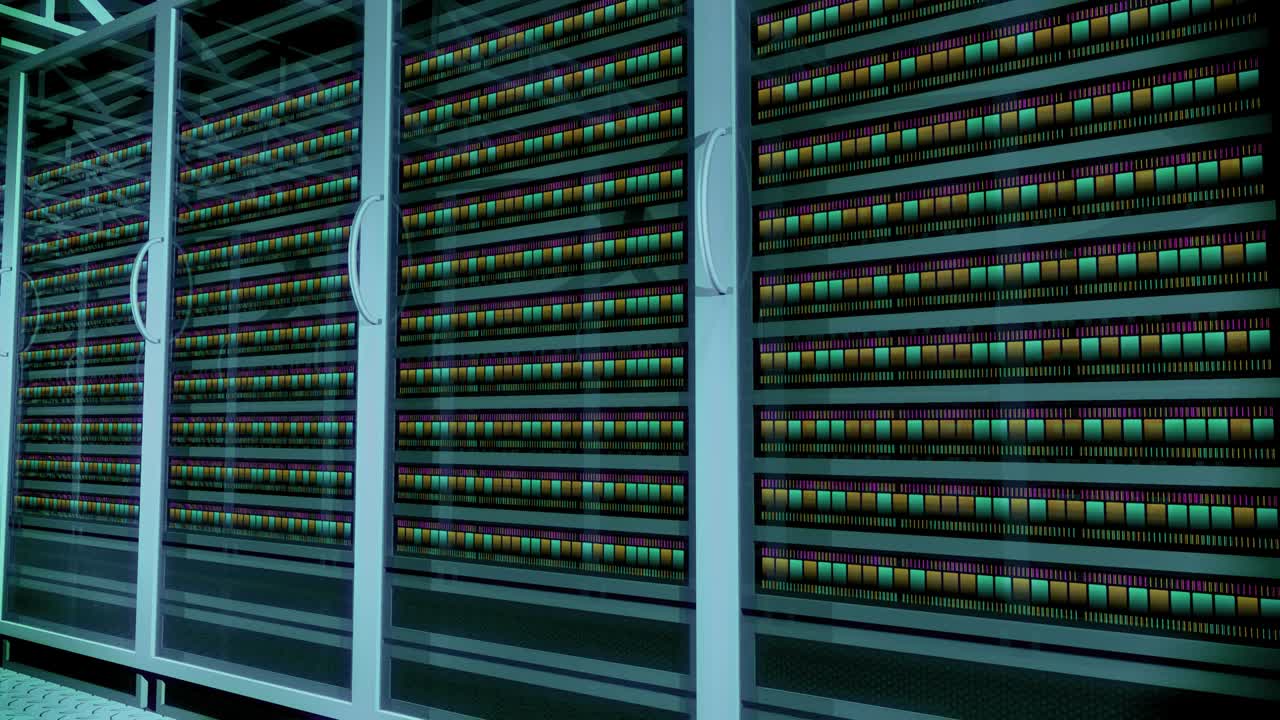 centro de datos de servidor 4k