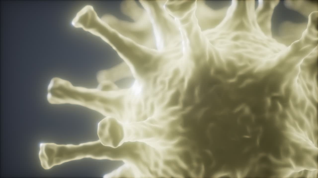 бактерии вирусы или микроорганизмы клетки под микроскопом с глубиной