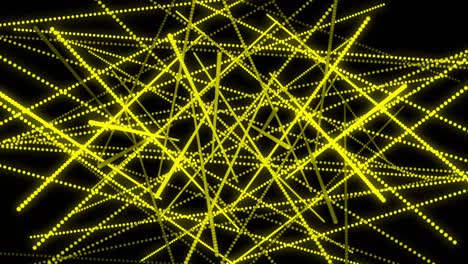 modello a forma di punto giallo animazione motion graphics