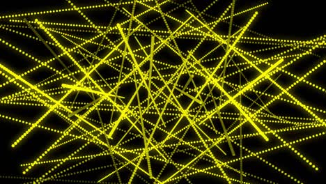 yellow color dot shape pattern animation motion graphics