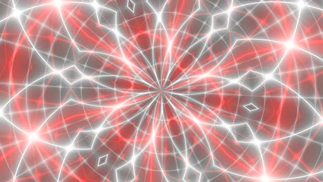 fondo de caleidoscopio de neón abstracto, fondo generado por computadora en 3d