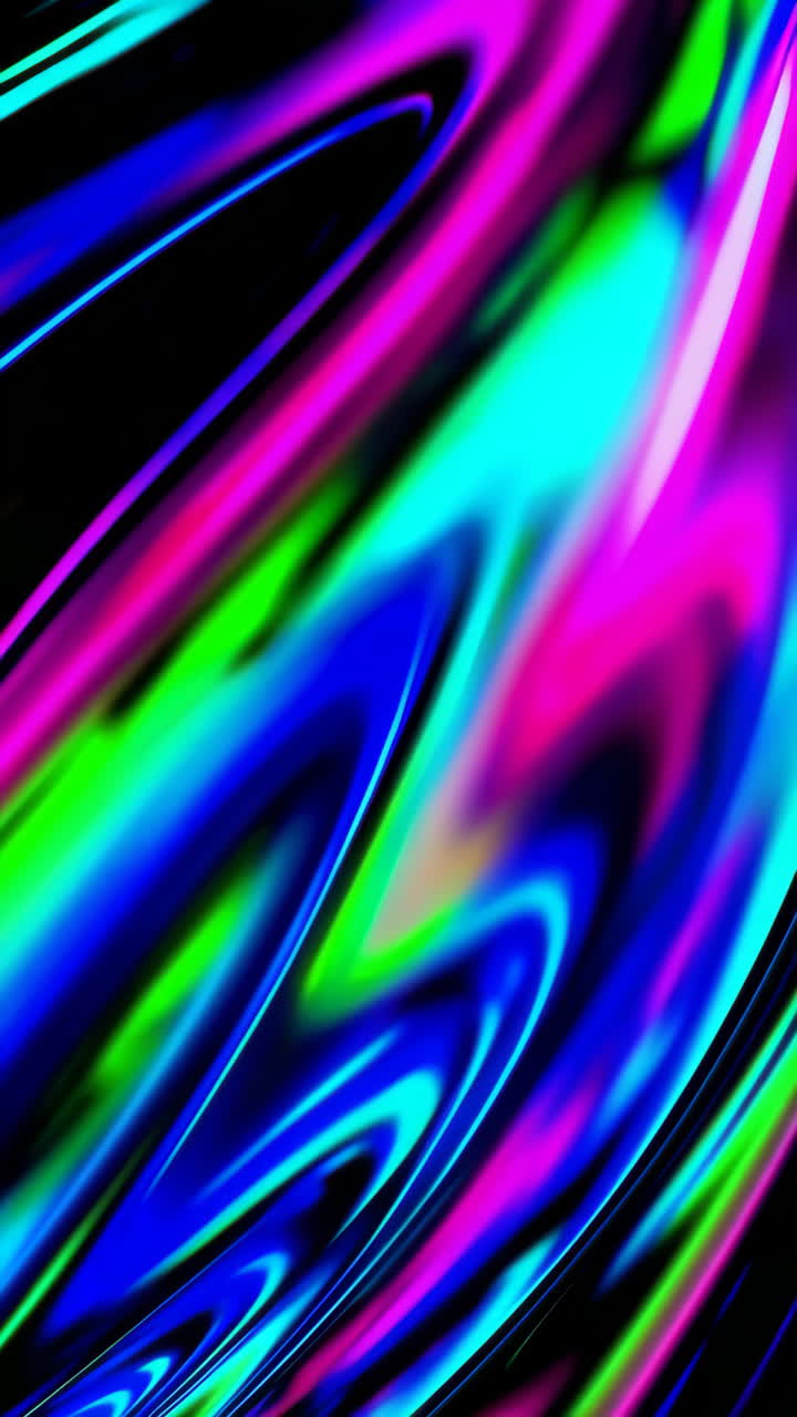 Abstract Colorful Liquid Design