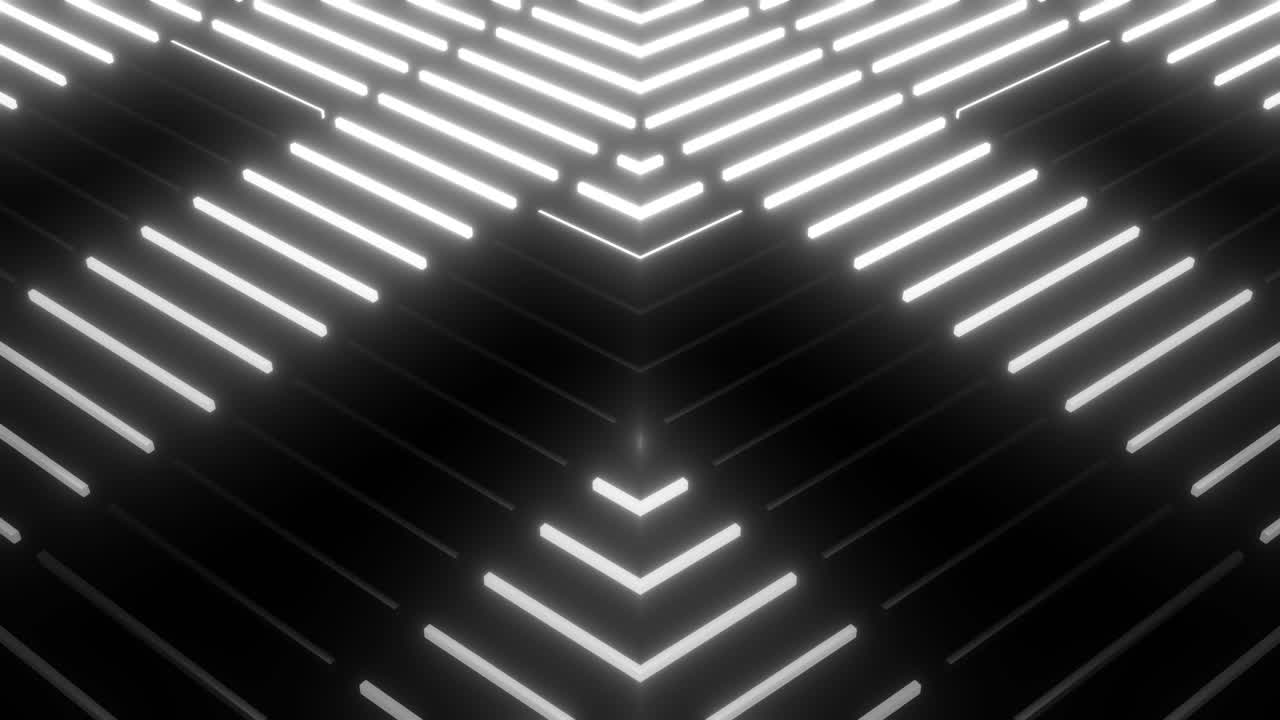 Abstract Neon Geometric Pattern