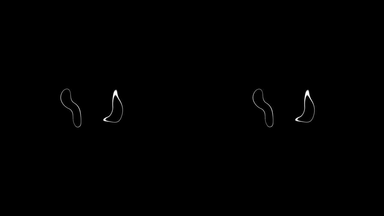 gráficos de movimiento de animación de bucle de propagación de círculo distorsionado