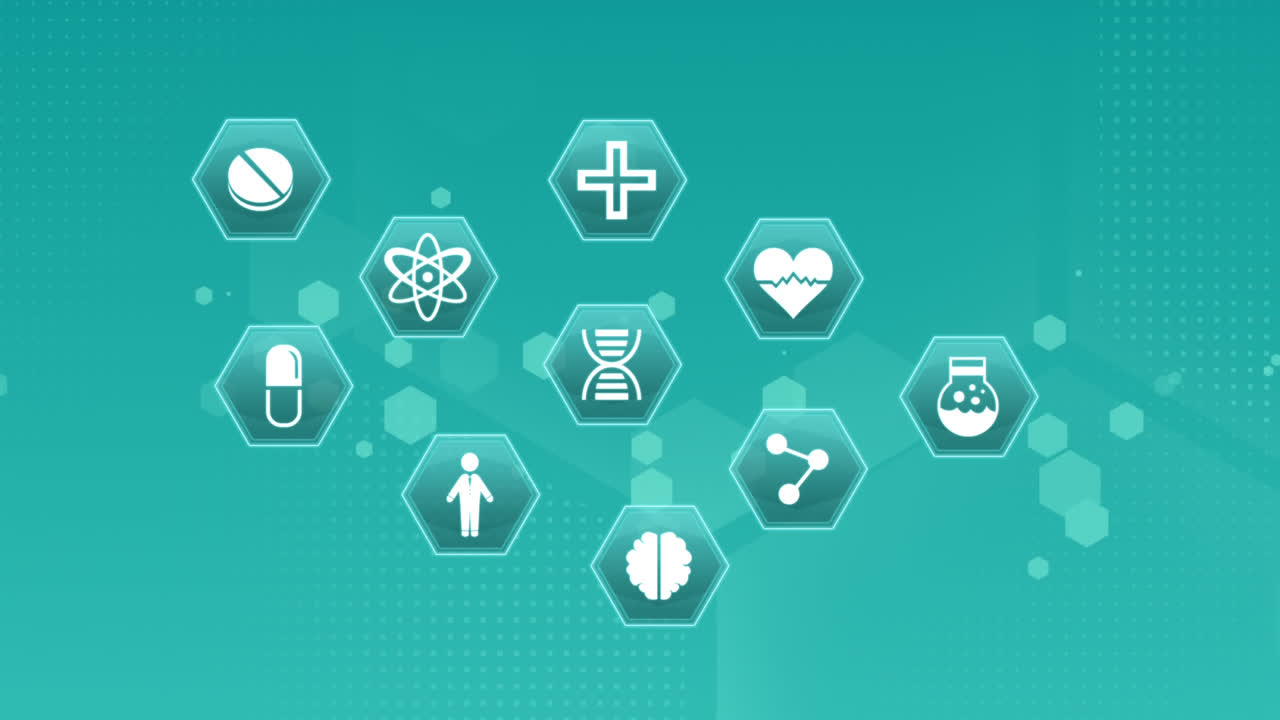 Simboli di studio della scienza medica