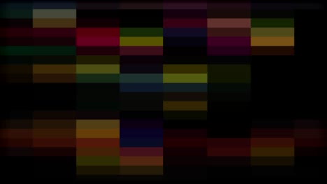 multicolor background of pixels in motion