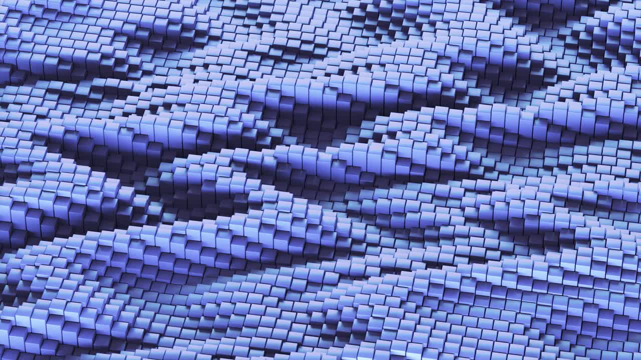 Colorful Waving Square Loop