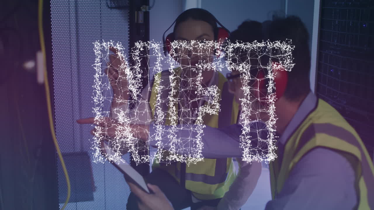 서버  ⁇ 에 있는 다양한 작업자들에 대한 데이터 처리 애니메이션