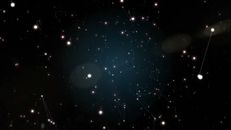 video generado digitalmente de la galaxia