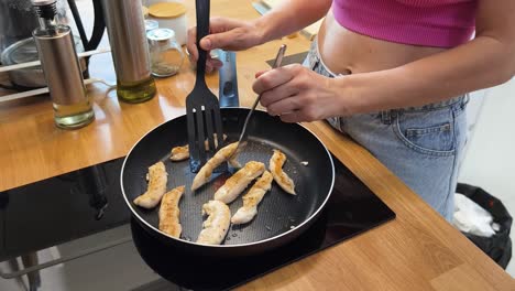 cooking chicken strips