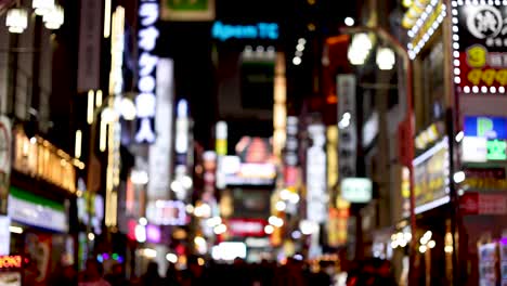 time-lapse of a vibrant city street at night