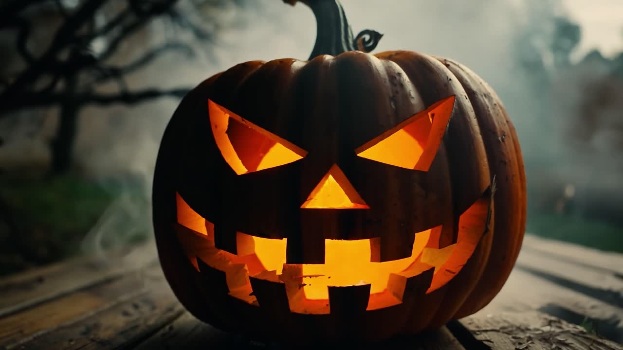 fantasmal linterna en la niebla