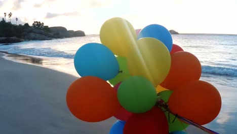Nahaufnahme-Eines-Bunten-Ballons