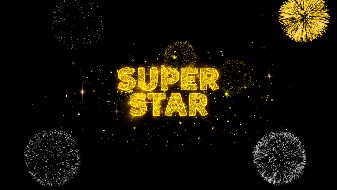 Super Star Fireworks Display