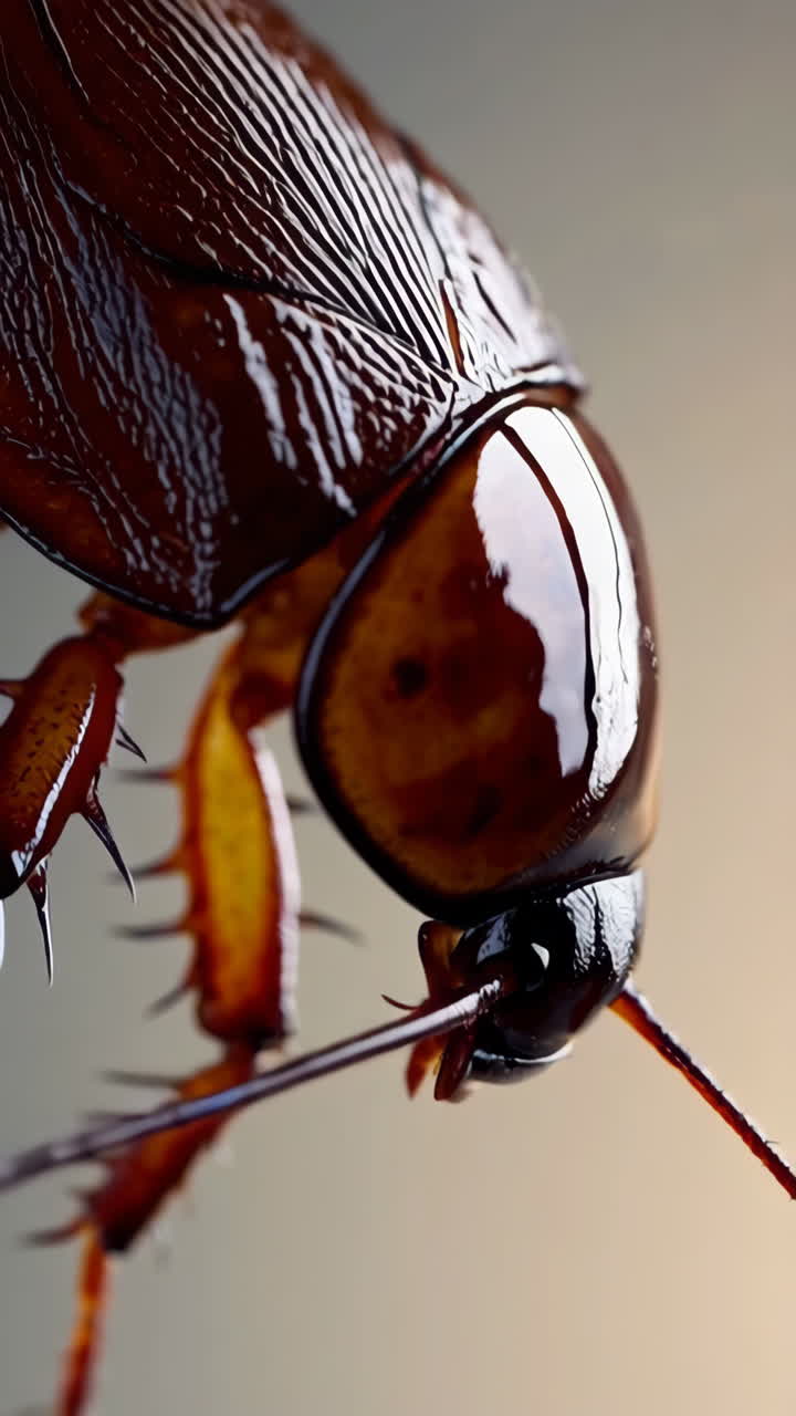 Close-up of a cockroach