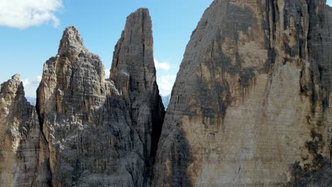 Aerial-views-of-The-Tre-Cime-di-Lavaredo-in-The-Italian-Dolomites